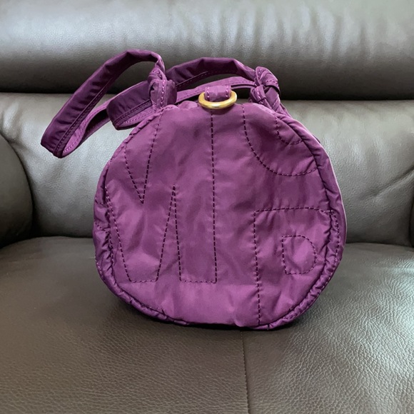 Marc Jacobs dark purple nylon satchel - Picture 4 of 8